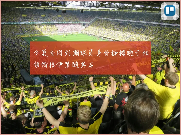 今夏合同到期球员身价榜揭晓于帕领衔格伊紧随其后